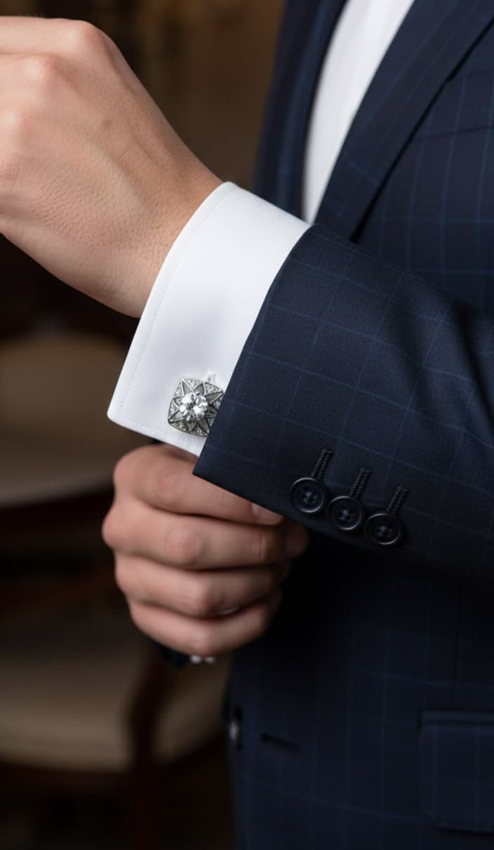 Diamond Cut Cufflinks