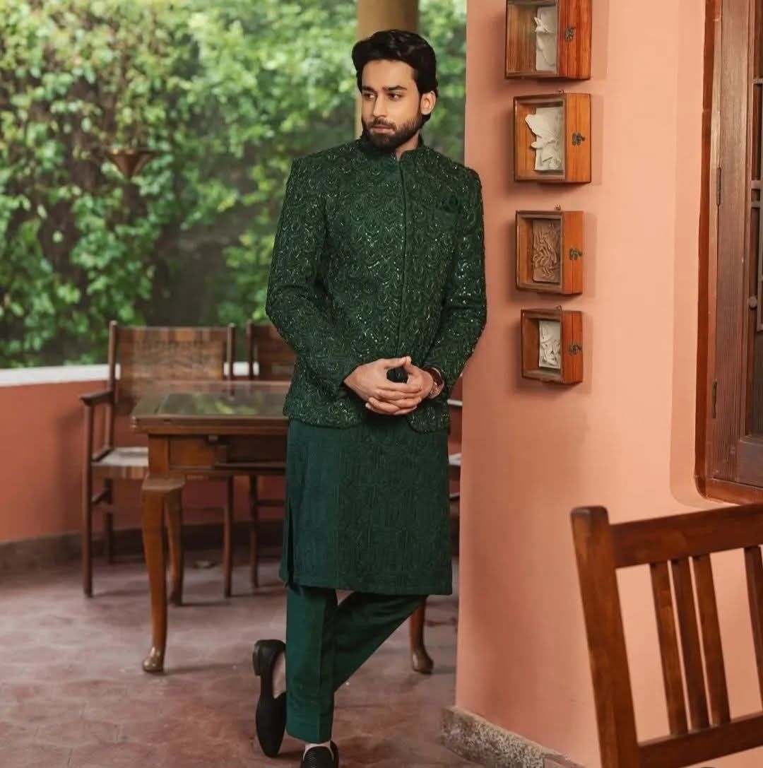 Slim Fit Prince Coat