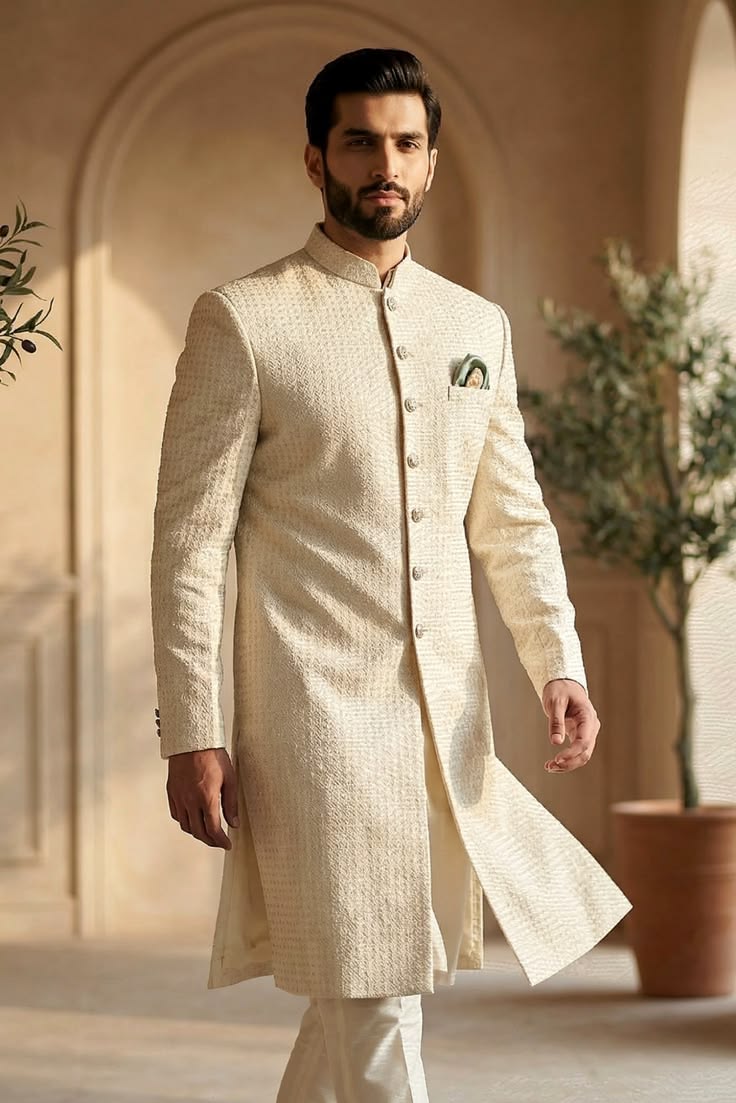 Heritage Jamawar Sherwani